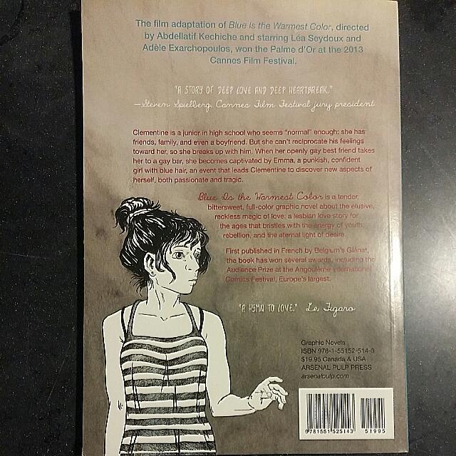 Blue is the warmest Color Colour By Julie Maroh Graphic Novel Comic