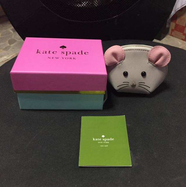 BNIB Kate Spade Cats Meow Mouse Coin Purse