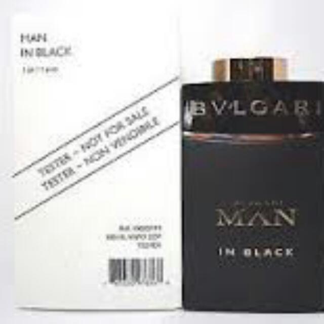 BVLGARI MAN IN BLACK TESTER PERFUME Men s Fashion Watches