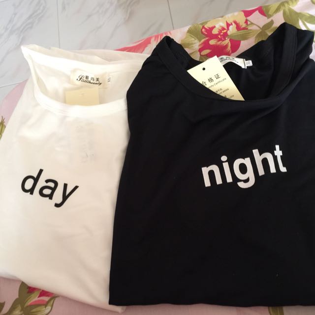 Couple Shirts, Day \u0026 night Tshirt- Tag 