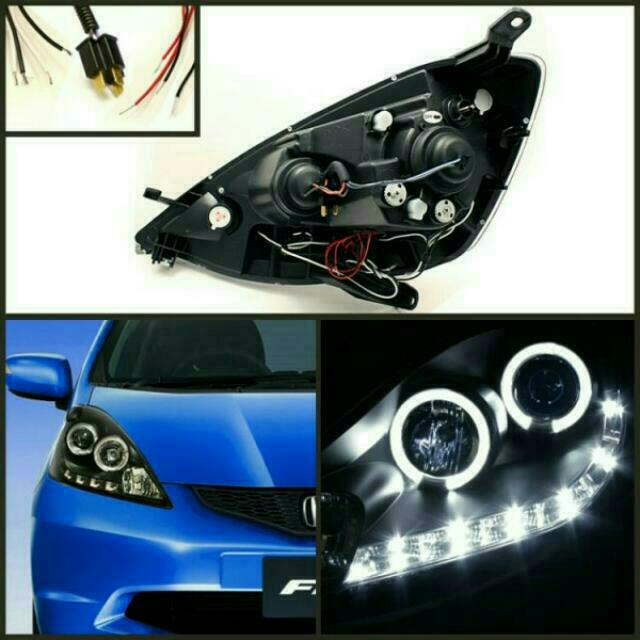 Honda Fit Jazz Ge6 Ge8 Audi Style Headlight With Hid Bulb Led Photo