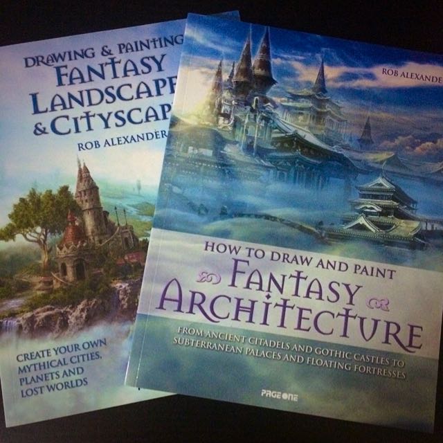 How To Draw And Paint Fantasy Architecture And Fantasy Landscape