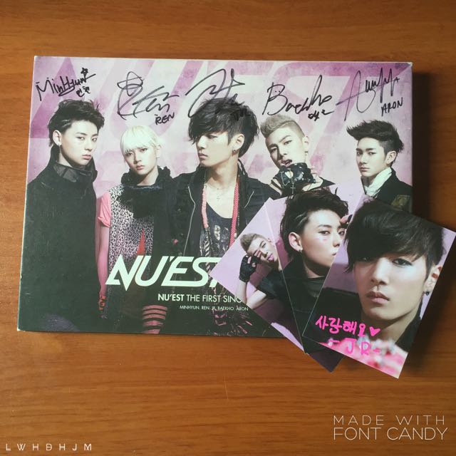 Nu Est Face Autographed Album Minhyun Photocard Baekho Photocard Jr Autographed Photocard Entertainment K Wave On Carousell Nuest kpop nu'est jr nu est minhyun kdrama memes me anime pledis entertainment stories for nu'est's jr and minhyun will be featuring in mnet's new variety show uhsn (stands for study. nu est face autographed album minhyun photocard baekho photocard jr autographed photocard