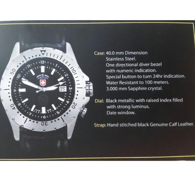 Saf swiss military watch hot sale