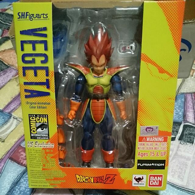 S.H.Figuarts 2014 Comic Con US Exclusive, Vegeta Original Animation ...