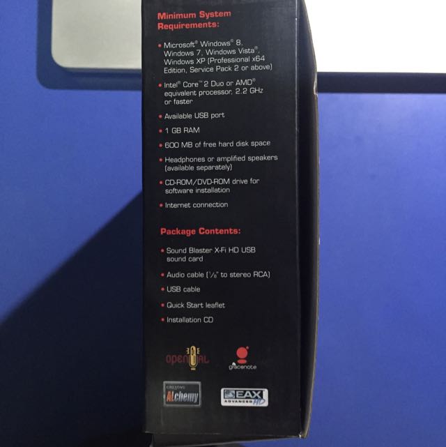 USB Creative Sound Blaster Digital Music Premium HD, Computers & Tech ...