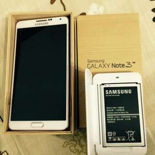 (保固到明年!!)Samsung Galaxy Note 3 LTE 32G 全頻 支援4G 另附電池座充充+電池*2