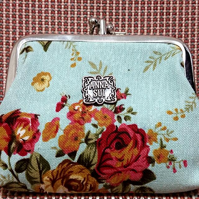 Anna Sui Coin Pouch (Sky Blue), Women's Fashion, Bags & Wallets, Purses