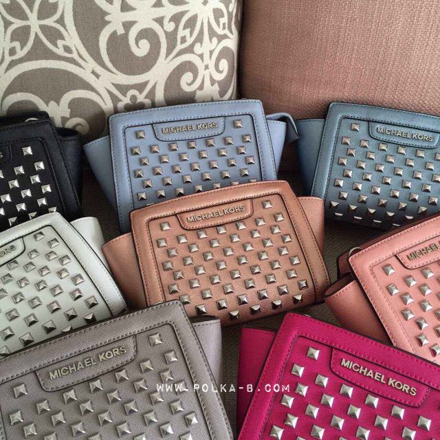 michael kors selma mini studded