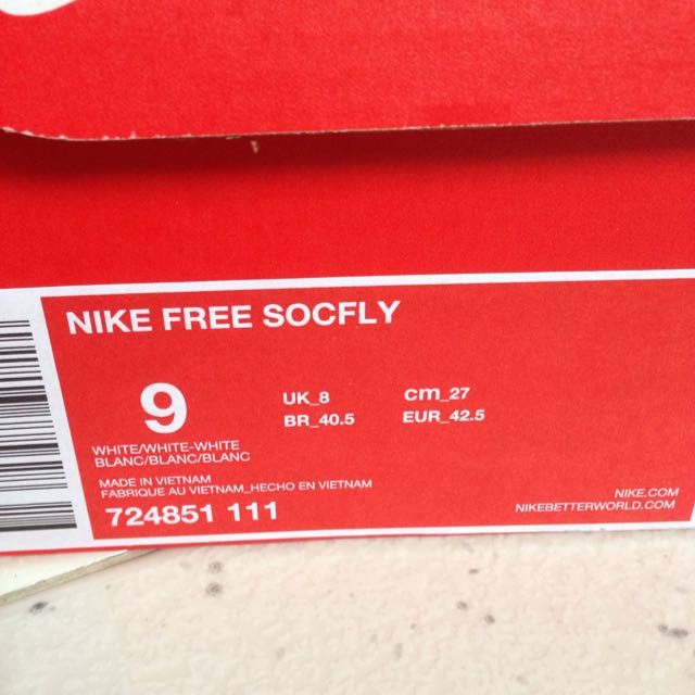 Nike Free Socfly White Men s Fashion Footwear Sneakers on Carousell