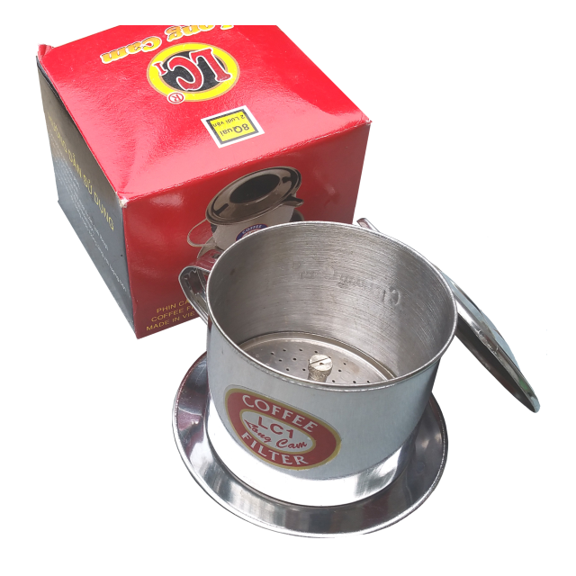 Vietnamese Coffee Filter Press. Screw Down Insert. Dripper Mechanism. Made  in Vietnam. Sizes S-XL in 1 or 2 Pack (1, Medium (8 oz))