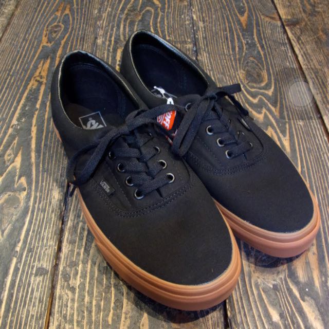 vans era black gum original