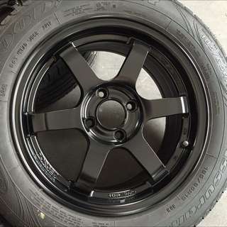 15" Rim Set [ TE37/replica ]