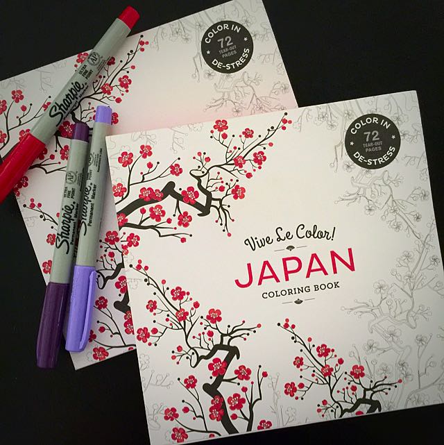 PO) ð¯ðµ Vive Le Color! Japan (Coloring Book): Color In: De ...