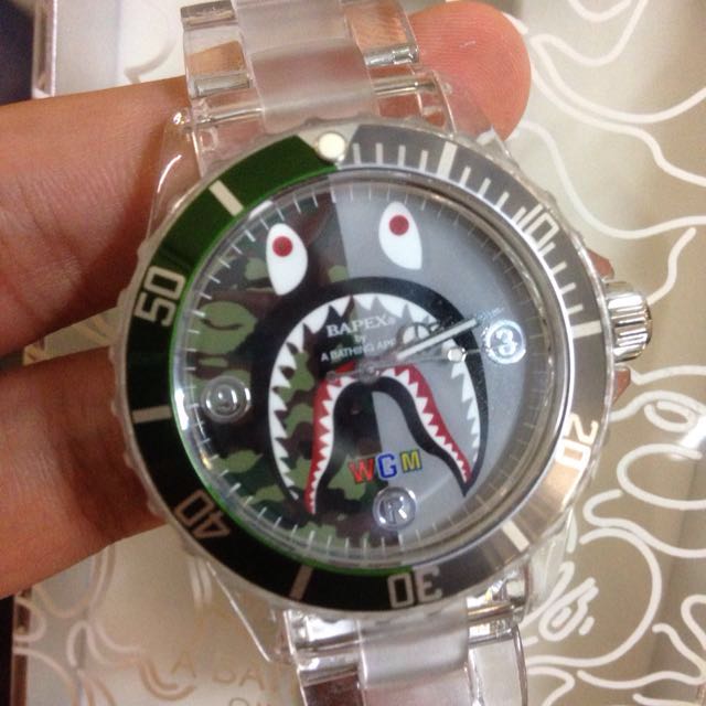 Bapex clear outlet watch
