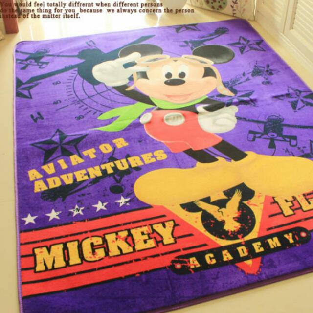 Po Large Mickey Mouse Floor Mat Furniture On Carousell
