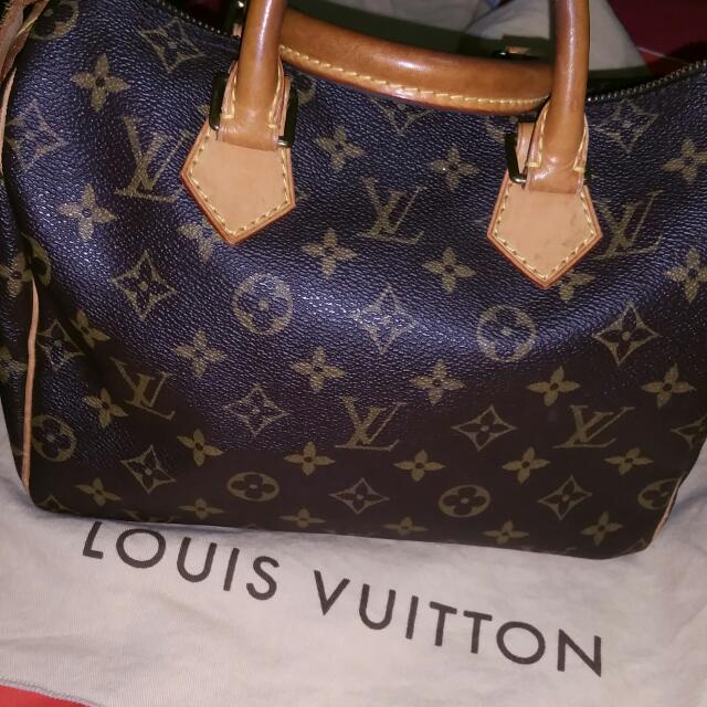 Authentic Louis Vuitton Lv Speedy 25 Nt Prada Burberry Gucci Everything Else on Carousell
