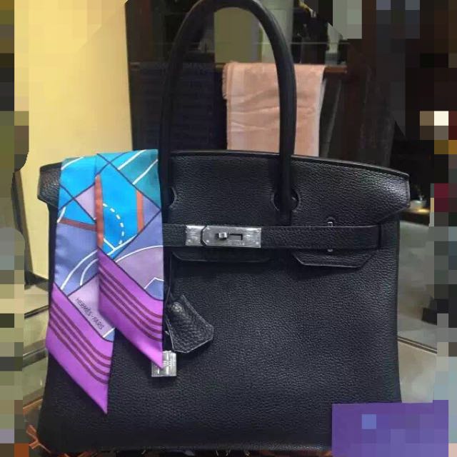 LIKE NEW Birkin 40 Black phw togo, Luxury, Bags & Wallets on Carousell