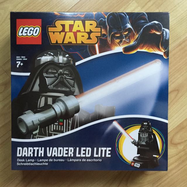 Lego Star Wars Darth Vader Led Lite Desk Lamp Toys Games On