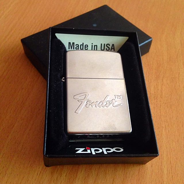 Original Fender Zippo Lighter (with Extra Flint Included), Computers