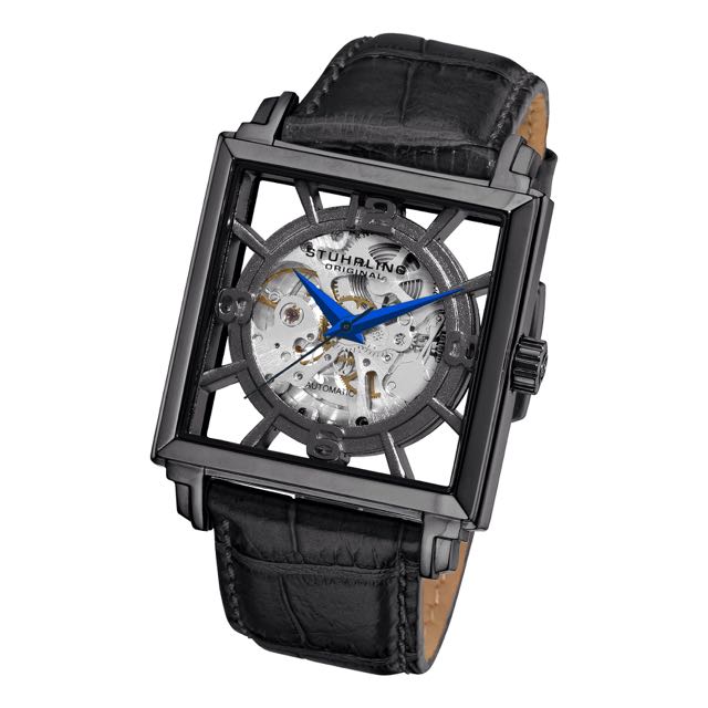 Stuhrling watches square face best sale