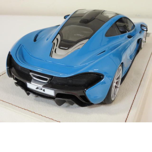 Tecnomodel 1 18 Mclaren P1 2013 Baby Blue With Silver Rims Toys