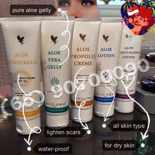 Certified Pure Aloe Vera daily-use products