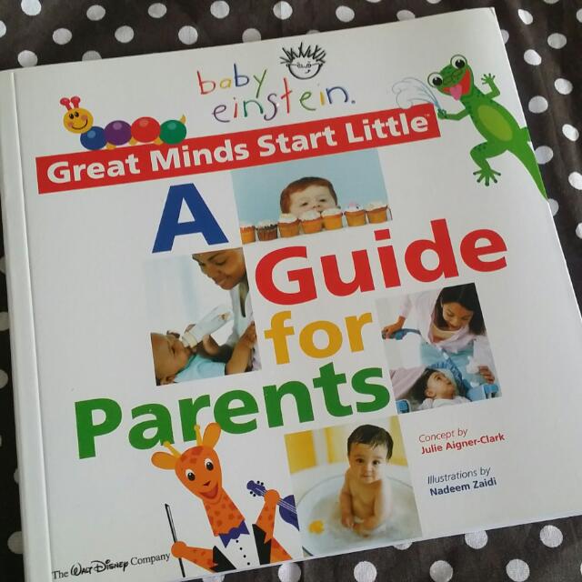Baby Einstein Great Minds Start Little A Guide For Parents Preloved Book Hobbies Toys Books Magazines Children S Books On Carousell
