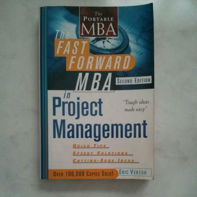 Fast Forward Mba In Project Management Book Books Stationery On