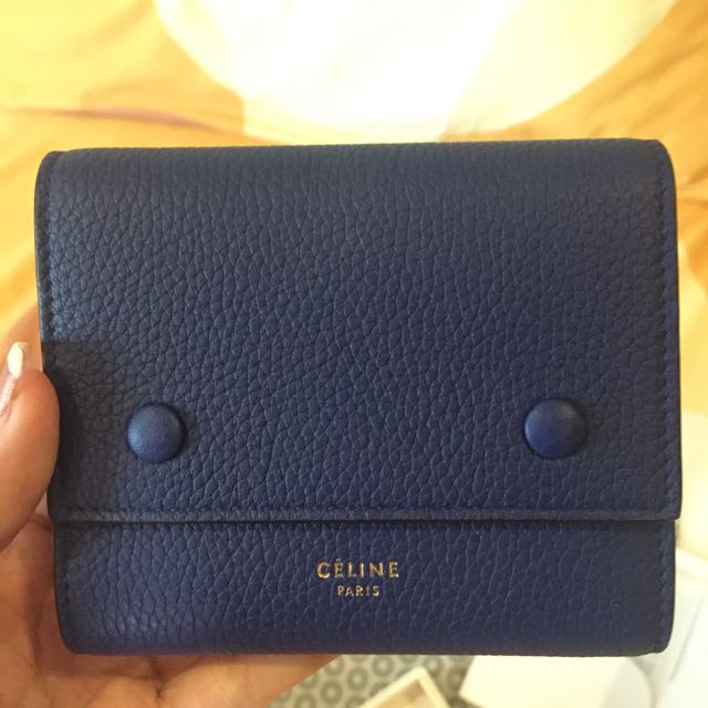 celine folded wallet