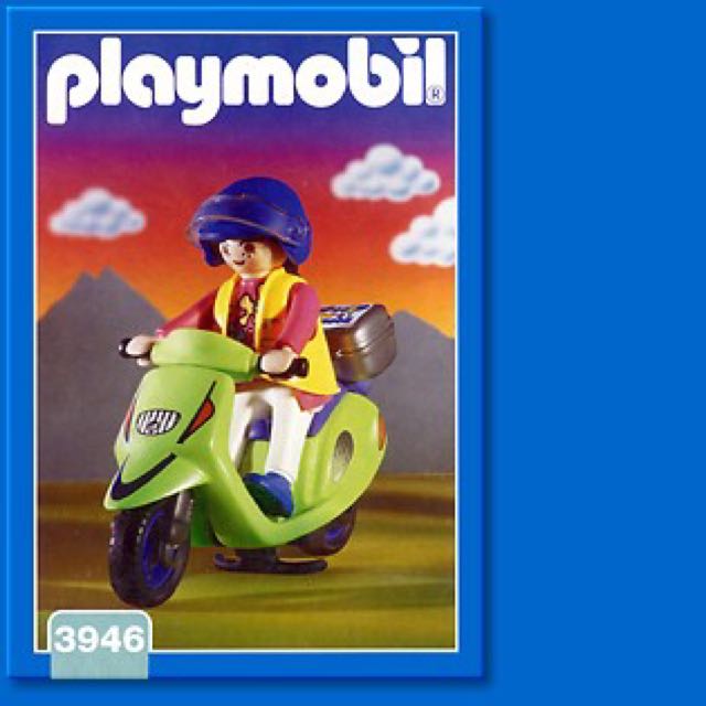 Playmobil 3946 Rare Retired Scooter, Hobbies & Toys, Toys & on Carousell
