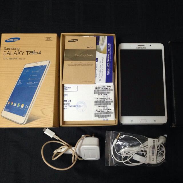 disinfect Take out dentist Samsung Galaxy Tab 4 SMT-235 (7 Inch), Everything Else on Carousell