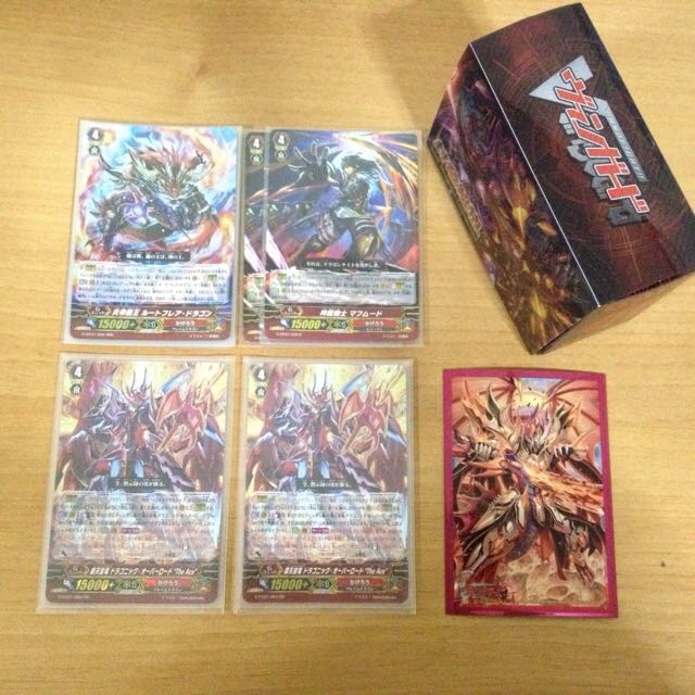 Vanguard Dragonic Overlord "The X" Deck, Hobbies & Toys, Toys & Games