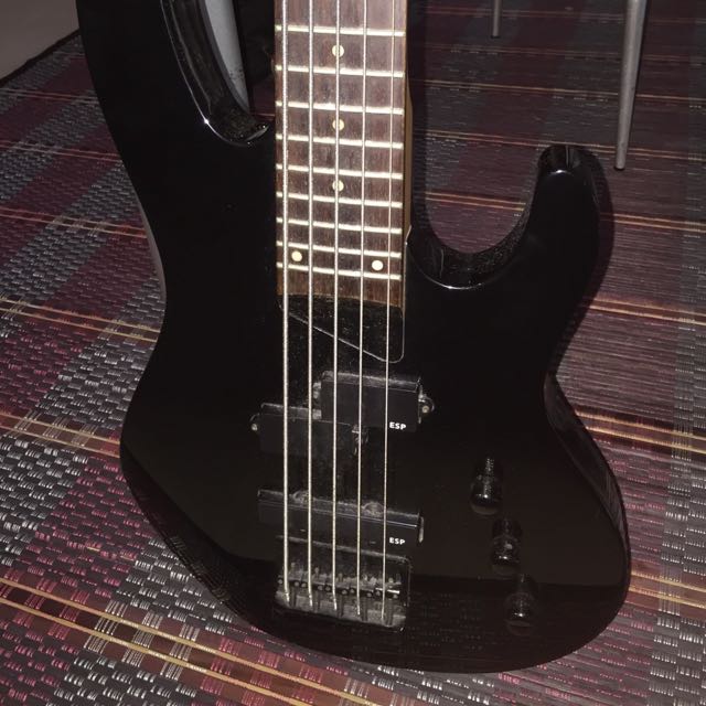 5string ESP LTD B55 BASS GUITAR, Hobbies & Toys, Music & Media, Music