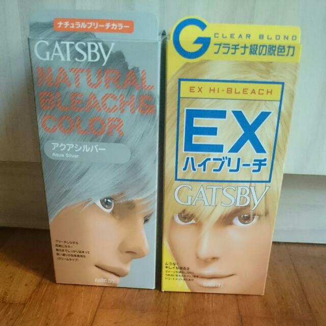 Bn Gatsby Ex Hi Bleach And Aqua Silver Hobbies Toys Stationery Craft Other Stationery Craft On Carousell