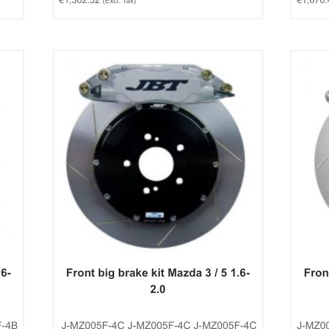 JBT Big Brake Kit (used), Car Accessories on Carousell