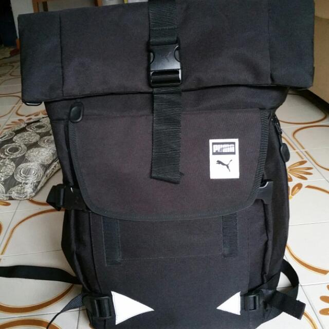 Puma Traction Backpack - Black, Men's 