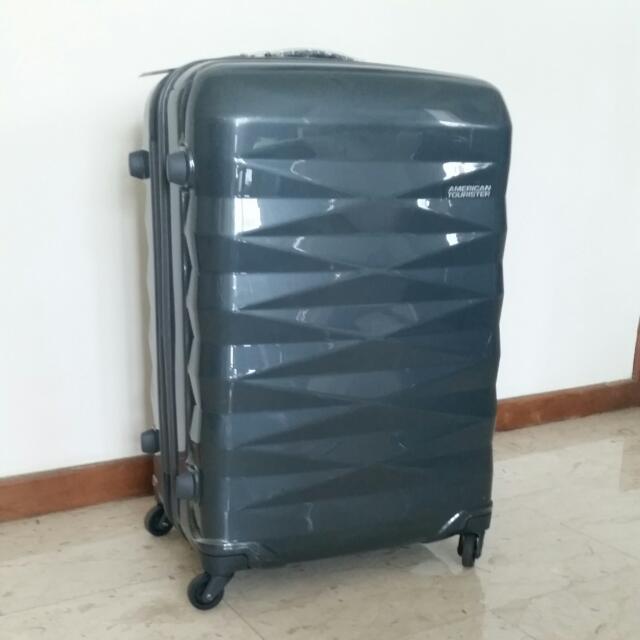 american tourister hard case luggage