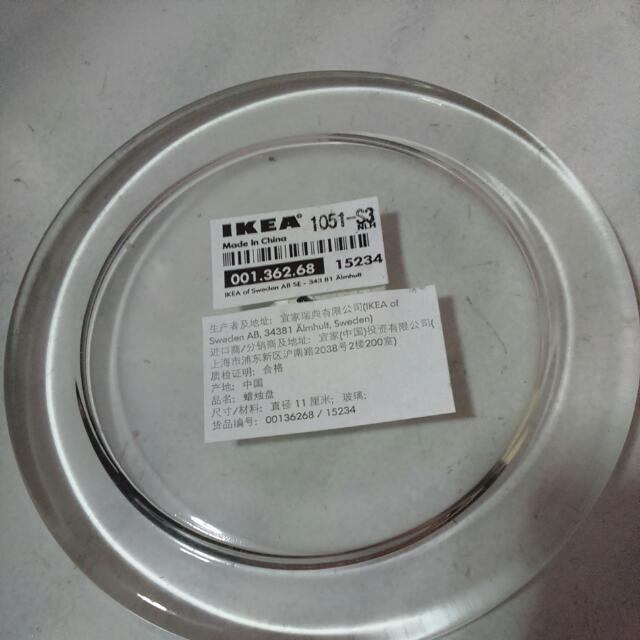 reserved Bn Ikea glass Candle Dish Coaster TV Home Appliances Kitchen Appliances Other Kitchen Appliances on Carousell