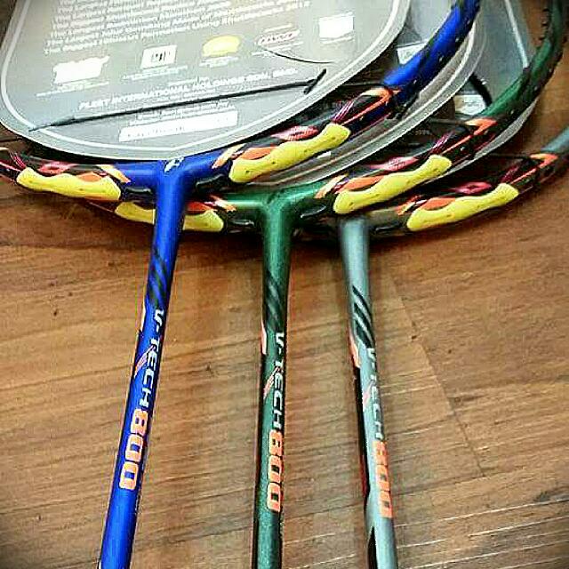 Vtech Tennis Racket Votlric Etune Fleet Edition Badminton Racket, Sports Equipment, Sports ...