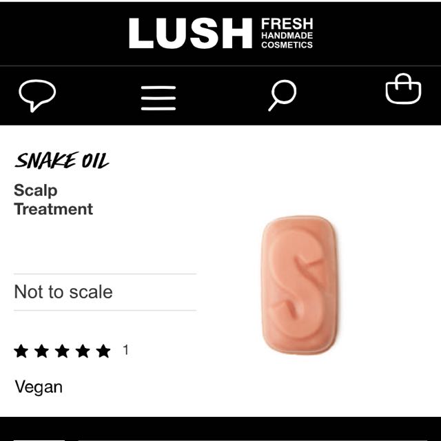 Lush Kitchen Exclusive Snake Oil Scalp Treatment Health Beauty On Carousell