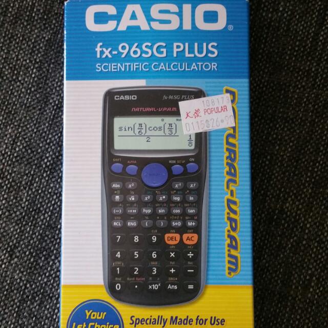 Reserved Casio Fx 96SG Plus Scientific Calculator Everything Else on Carousell