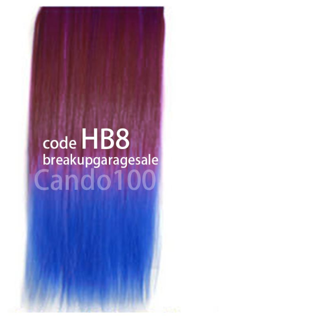 Instock Ombre Hair Extension S Hair Dye Clip On Korean Luxury Live