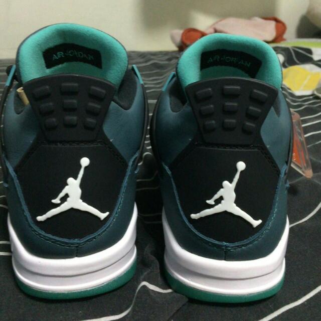 S 80 BNIB Air Jordan IV AJ4 Retro Teal Women s Fashion Footwear Sneakers on Carousell