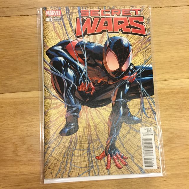 Secret Wars 1 Miles Morales Spider Man Color Absolute Comics Variant Cover Rare Near Mint Marvel Ltd Ed Books Stationery On Carousell