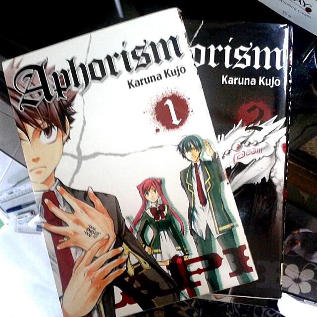 Aphorism Manga Series Books Stationery On Carousell