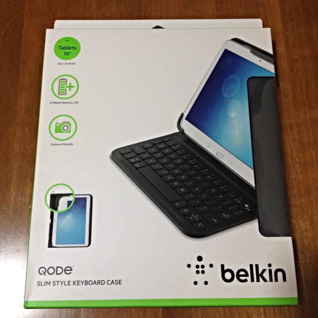 Belkin Qode Slim Style Keyboard Case For Any 10 Tablet