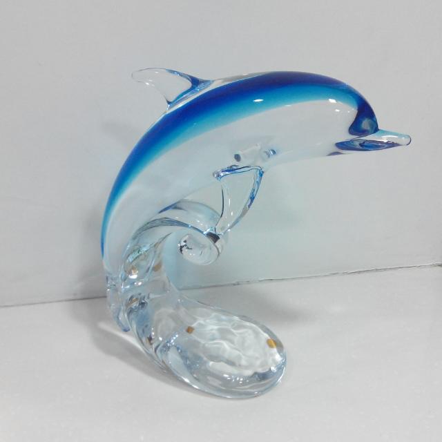 Crystal dolphin sculpture Clearance