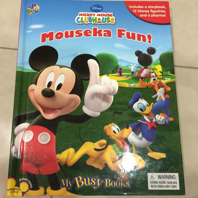 Mickey Mouse Clubhouse Mouseka Fun Storybook Playset, Books