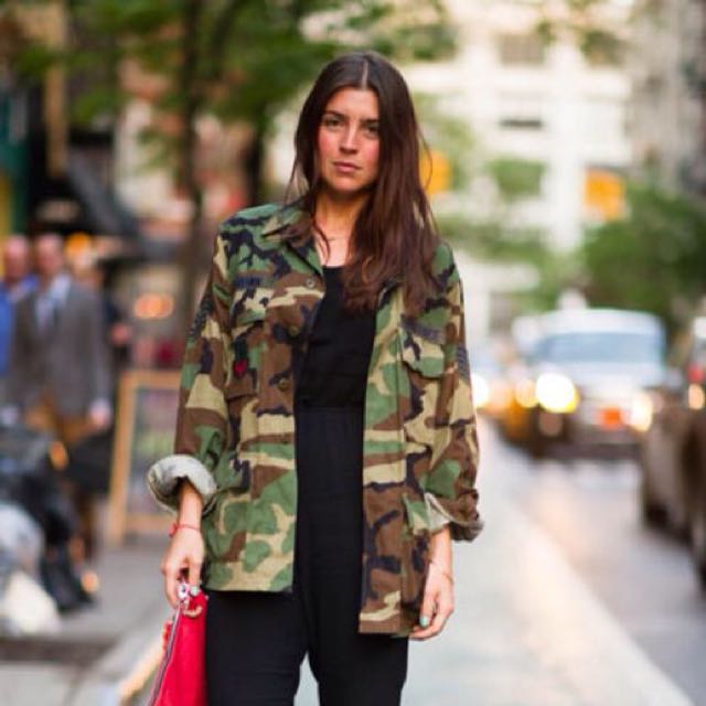 Oversized hotsell camo jacket